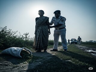 মহিলা গ্রেফতারের প্রতীকী ছবি
