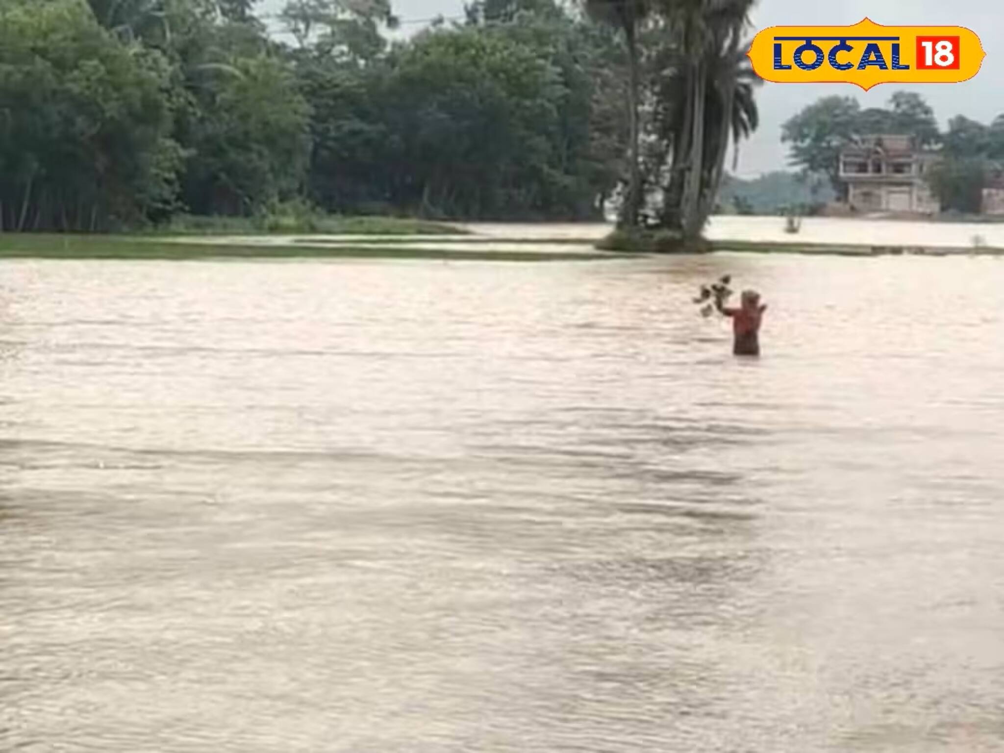 ঘাটালে ফের বন্যা, মাঝে মাস খানেকের ব্যবধান! পুজোর আগে সাড়ে সর্বনাশ