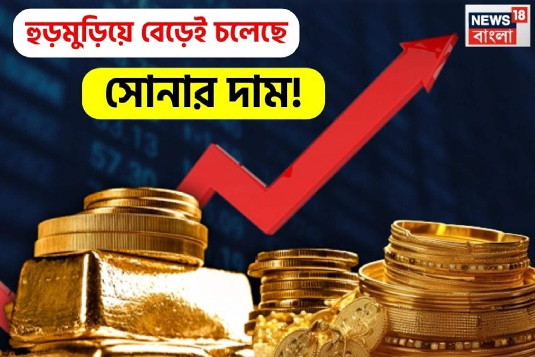 হুড়মুড়িয়ে বেড়েই চলেছে সোনার দাম, মাথায় হাত মধ্যবিত্তের !