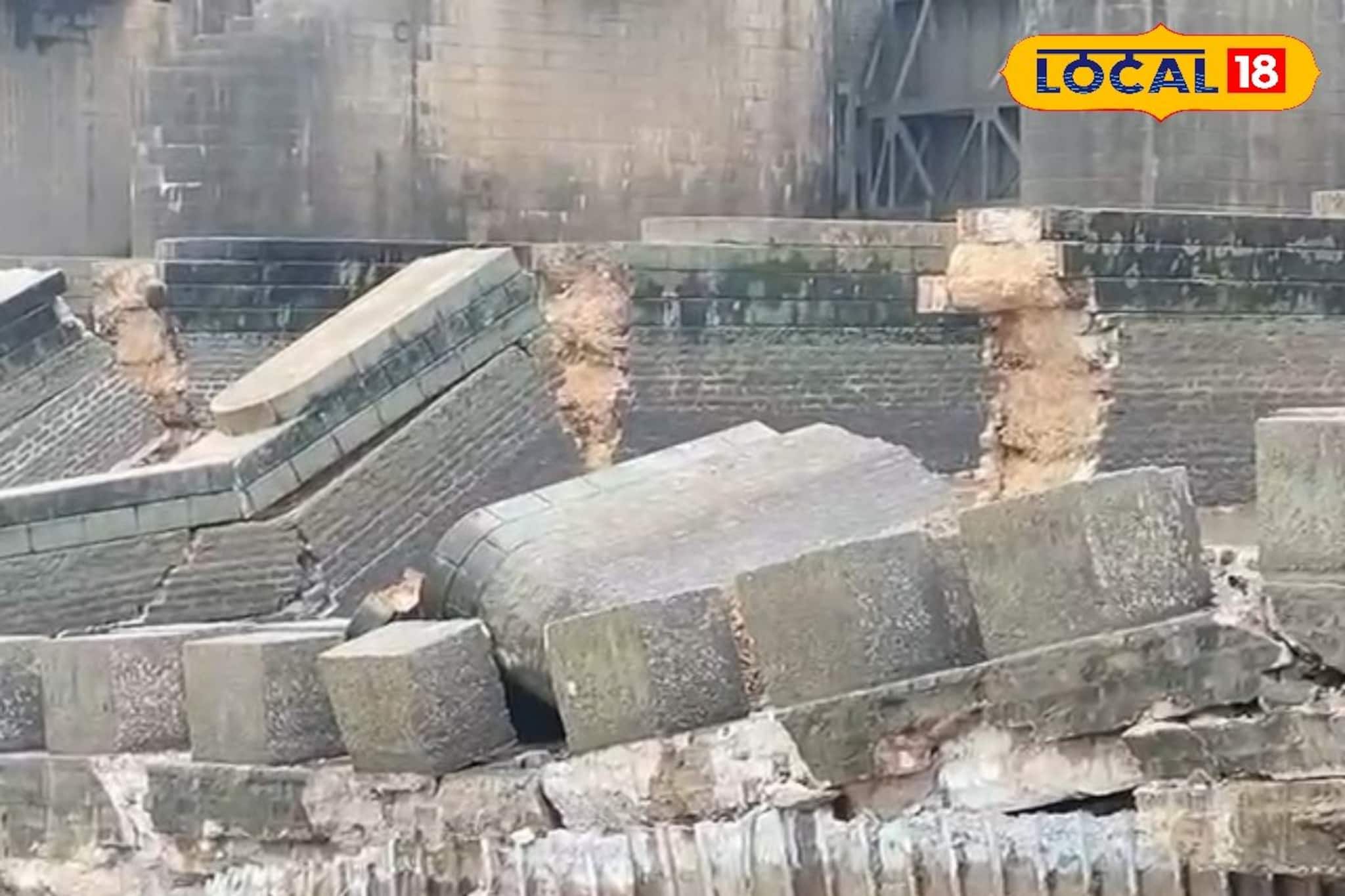 তিলপাড়া ব্যারেজে ফের ভাঙন, বিপর্যস্ত যান চলাচল