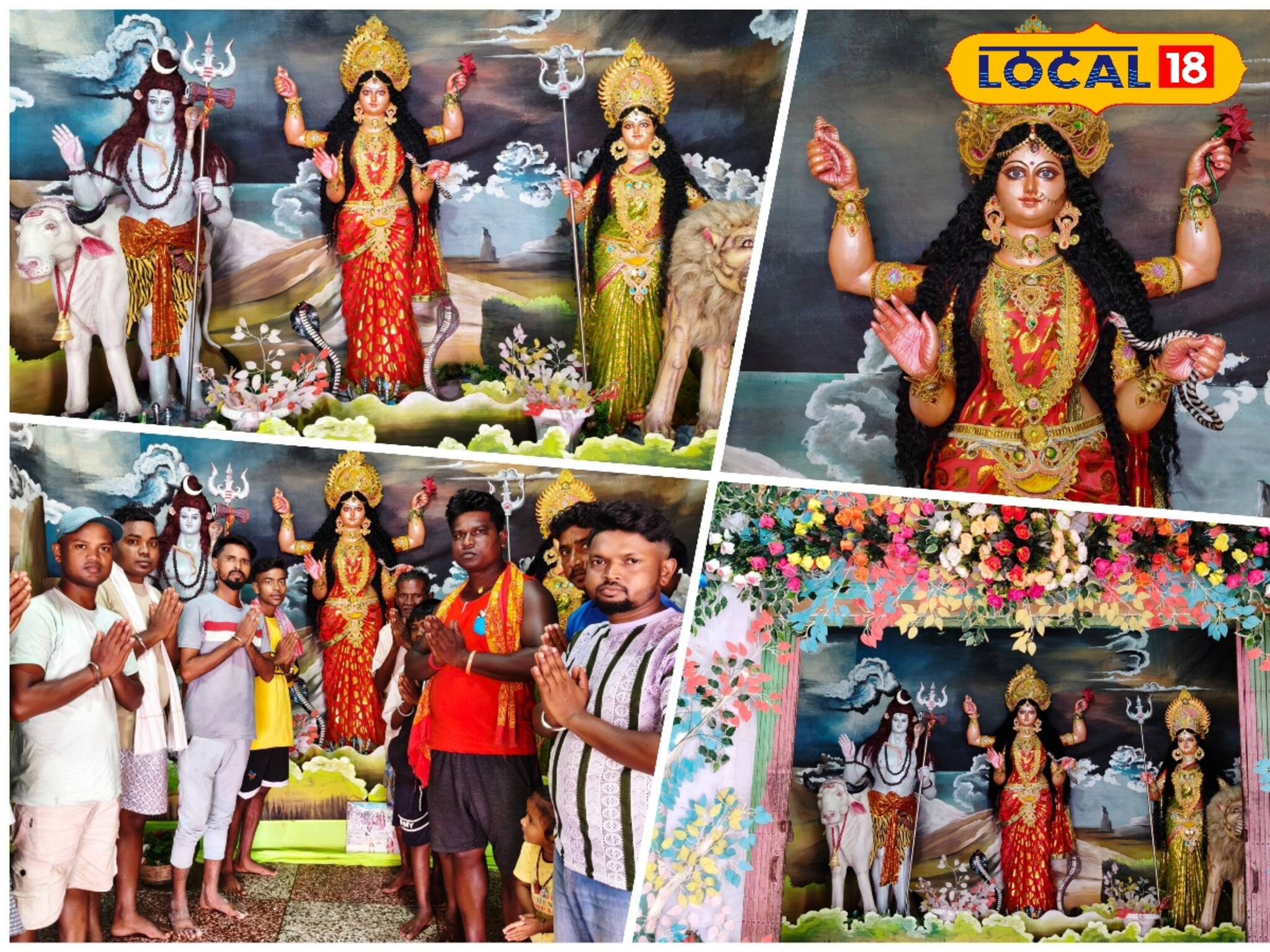 সময়ের সঙ্গে মনসা পুজোতেও বৈচিত্রের ছোঁয়া, লেগেছে থিমের পরশ!