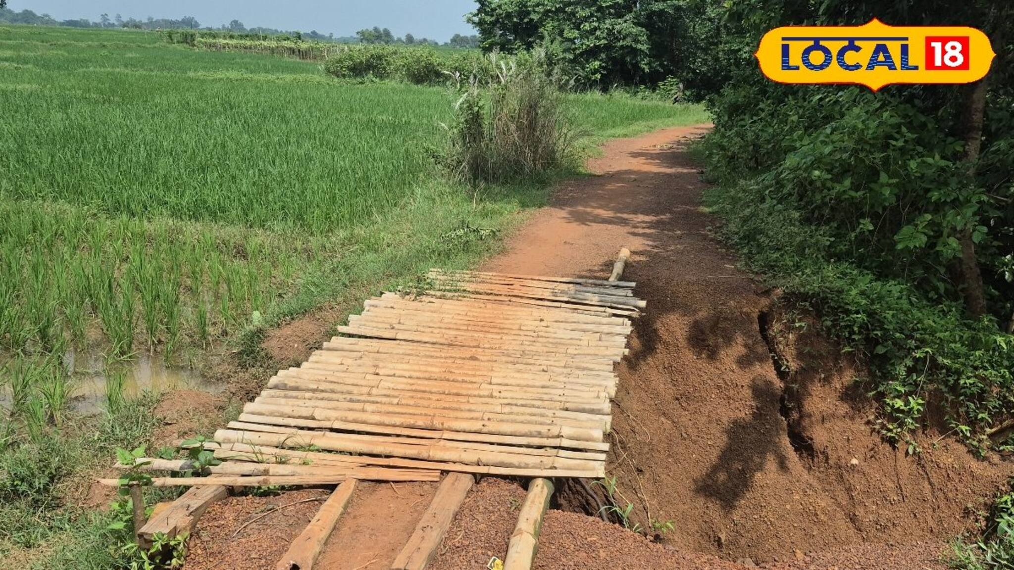 টানা বৃষ্টিতে তছনছ বাঁশের সাঁকো! ঘটনাস্থল পরিদর্শন করল ব্লক প্রশাসন 