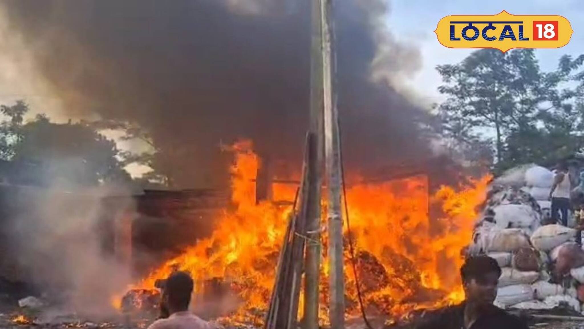 তুলো কারখানায় বিধ্বংসী অগ্নিকাণ্ড, সব পুড়ে ছাই! মালদহের কালিয়াচকে জখম দমকল কর্মীও