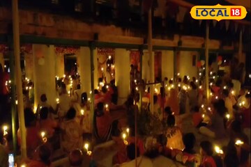জ্বলে উঠল লক্ষ প্রদীপশিখা, রাধাষ্টমীতে অগণিত ভক্ত সমাগম নবদ্বীপের শ্রীবাস অঙ্গন মন্দিরে