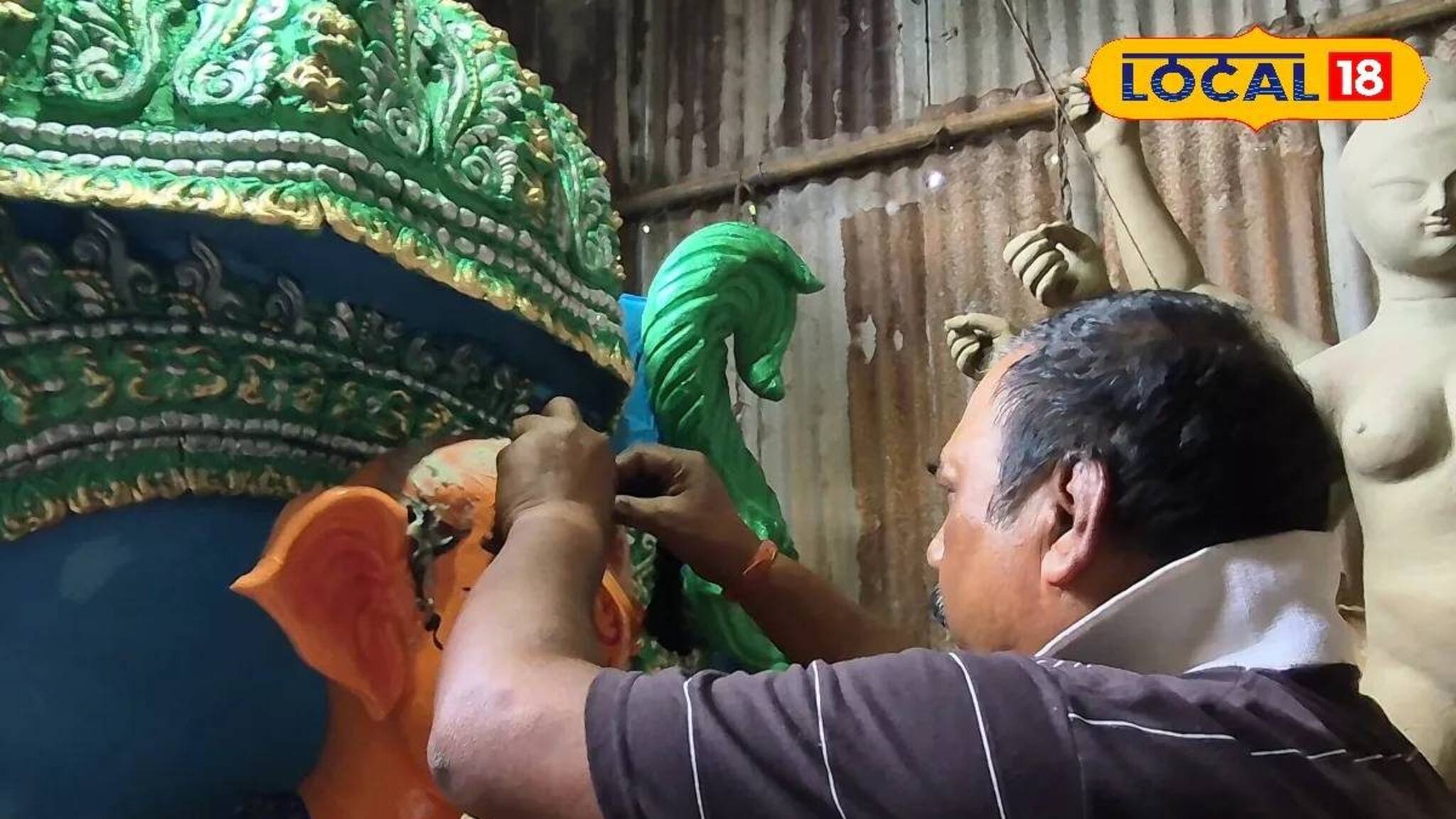 ভিনরাজ্যে বাংলার শিল্পের ছোঁয়া! ঝাড়খণ্ড যাচ্ছে ঝাড়গ্রামের গণেশ, তবু কেন খুশি নন শিল্পী?
