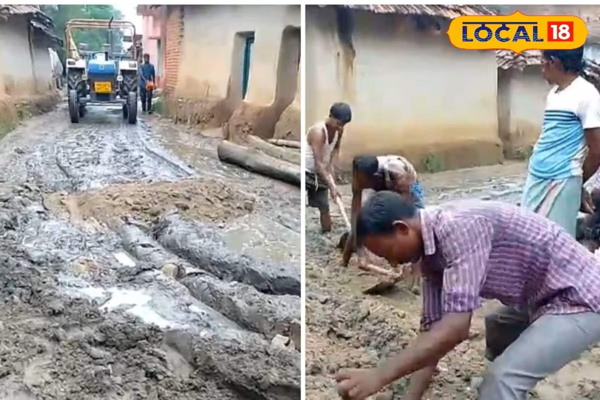 অন্যের ভরসা ছেড়ে নিজেরাই হাতে কোদাল তুলে নিলেন গ্রামবাসীরা, বদলে গেল রাস্তার চেহারা