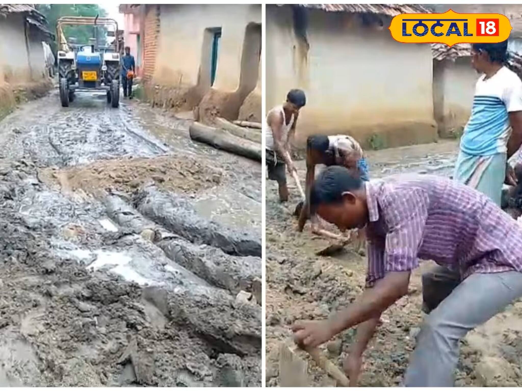 অন্যের ভরসা ছেড়ে নিজেরাই হাতে কোদাল তুলে নিলেন গ্রামবাসীরা, বদলে গেল রাস্তার চেহারা