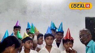 স্কুলে পড়ুয়াদের জন্মদিন পালন