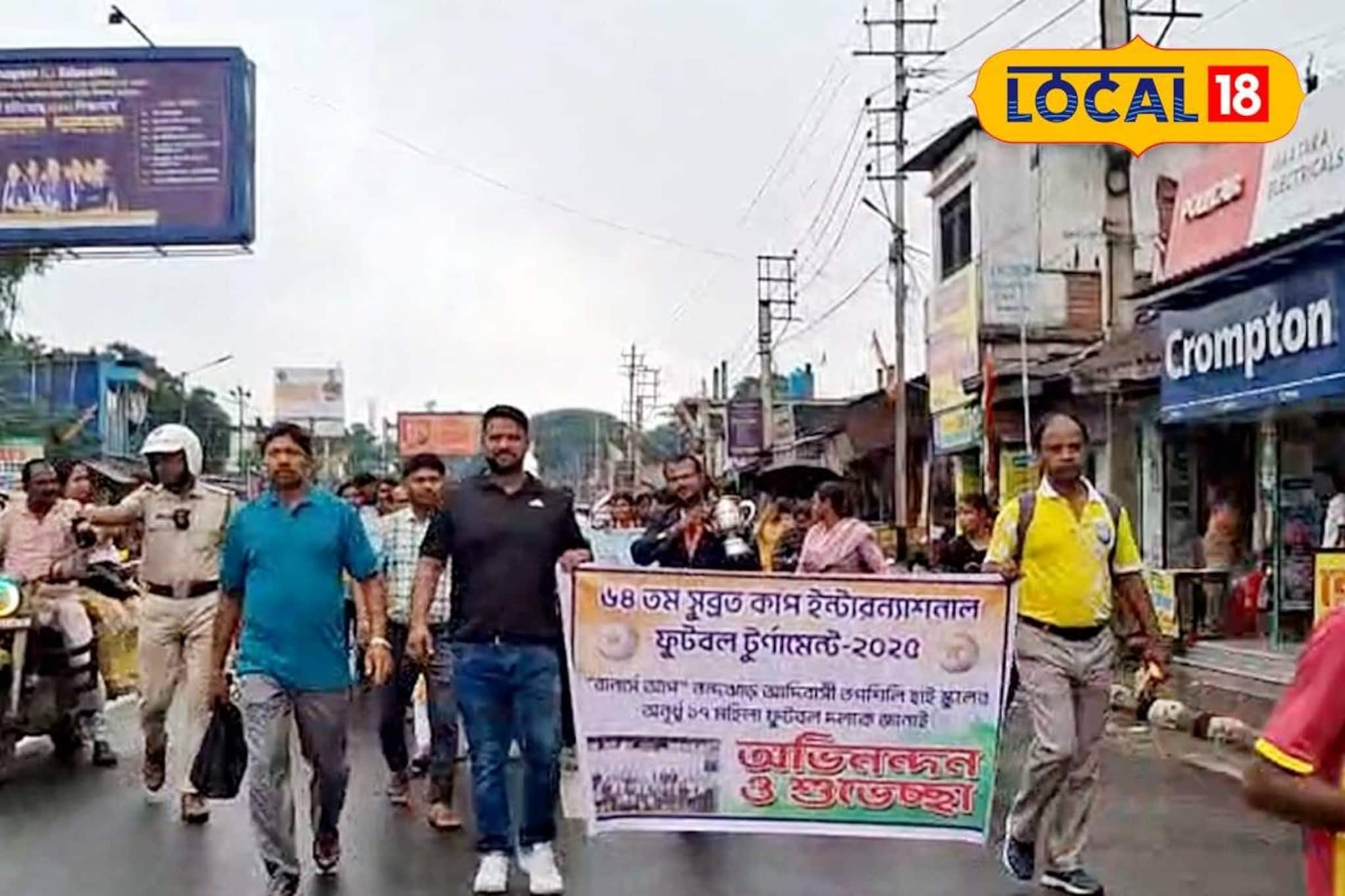 বাংলার গর্ব! সুব্রত কাপের রানার্সদের জন্য বিশেষ আয়োজন, মহিলা ফুটবল টিম ফিরতেই যা হল...