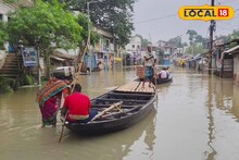 রাস্তা নেই, বাড়ির মধ্যে চলাচল করছে নৌকা! ত্রাণ বিলি করে বড় আশ্বাস তৃণমূল বিধায়কের