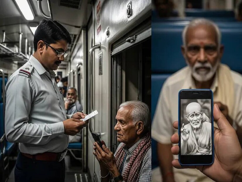 ট্রেনে তদন্তের সময় TTE একটি কোচে গিয়ে যাত্রীদের থেকে টিকিট চেক করছিলেন। উইন্ডো সিটে বসে থাকা একজন ব্যক্তির থেকে TTE টিকিট চাইলে তিনি মোবাইলে কিছু সার্চ করতে শুরু করেন। TTE আবার টিকিট চাইলে সেই ব্যক্তি মোবাইলে একটি ফটো দেখালেন। 