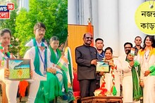 রাজ্যপালের হাতে 'পথের পাঁচালি'র মুহূর্ত, স্বাধীনতা দিবসে রাজভবনে কৌতূহল ভরা চোখে একটি মেয়ে