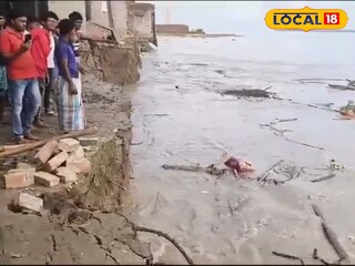 সামশেরগঞ্জে ভয়াবহ গঙ্গা ভাঙন 