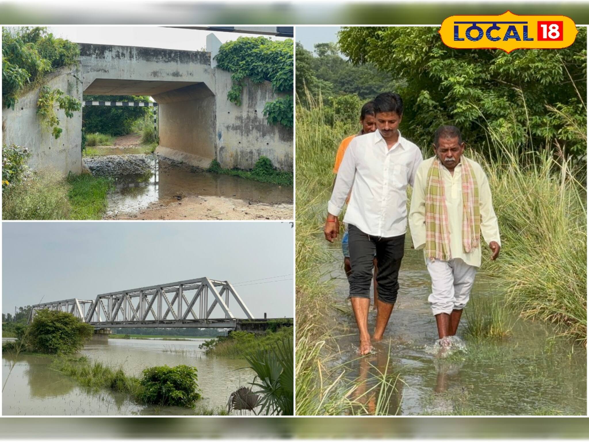 ভেঙে পড়ে রয়েছে কাঠের সেতু! সারাইয়ের টাকা নেই পঞ্চায়েতের ঘরে!