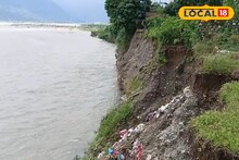 তোর্সা নদী গিলতে আসছে পাড়ের মানুষদের, জয়গাঁতে ভয়াবহ দৃশ্য