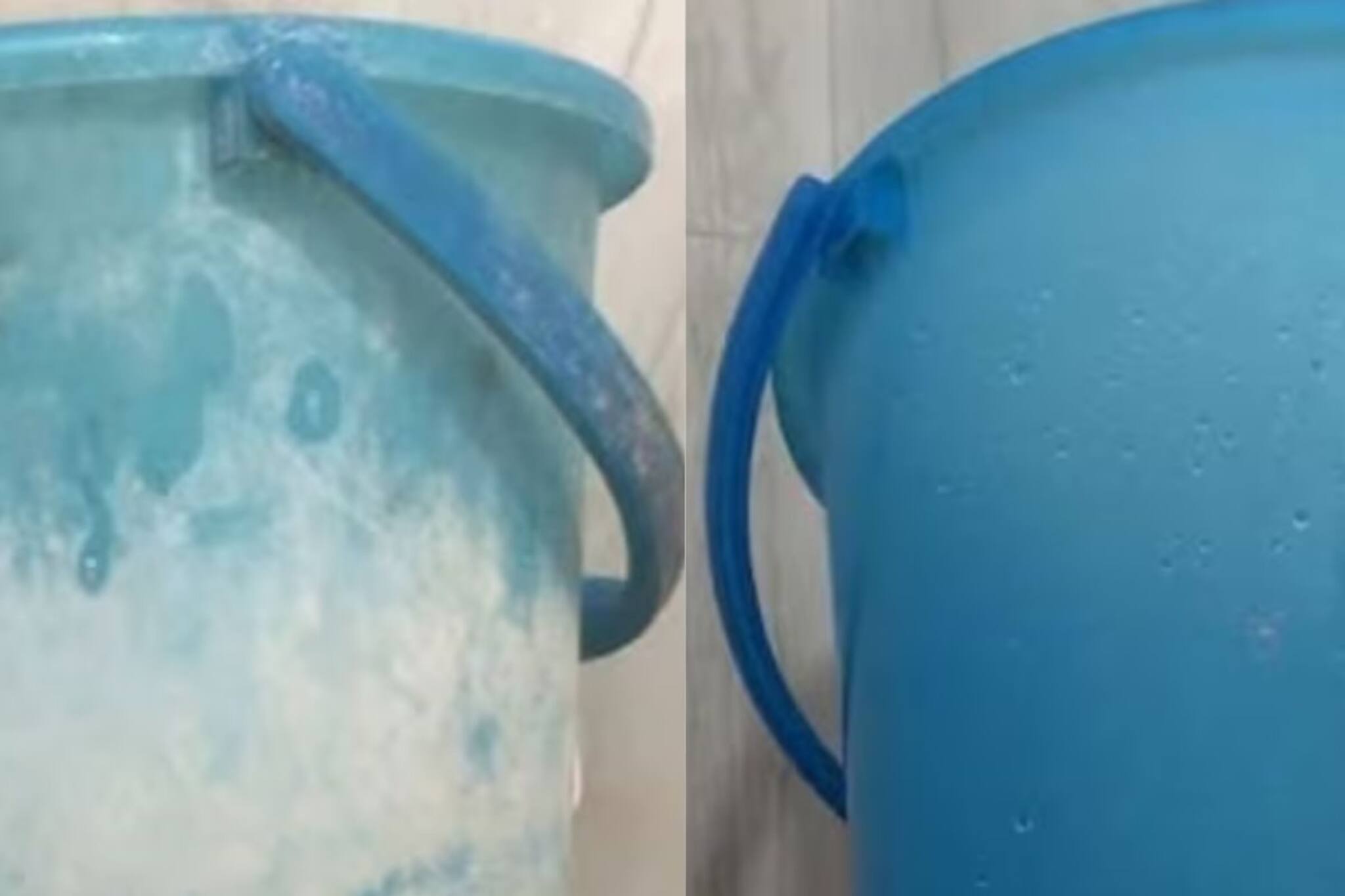 বাথরুমের নোংরা বালতিতে হাত দিতে ঘেন্না লাগে! মাত্র ২ মিনিটেই প্লাস্টিকের বালতি করুন ঝকঝকে