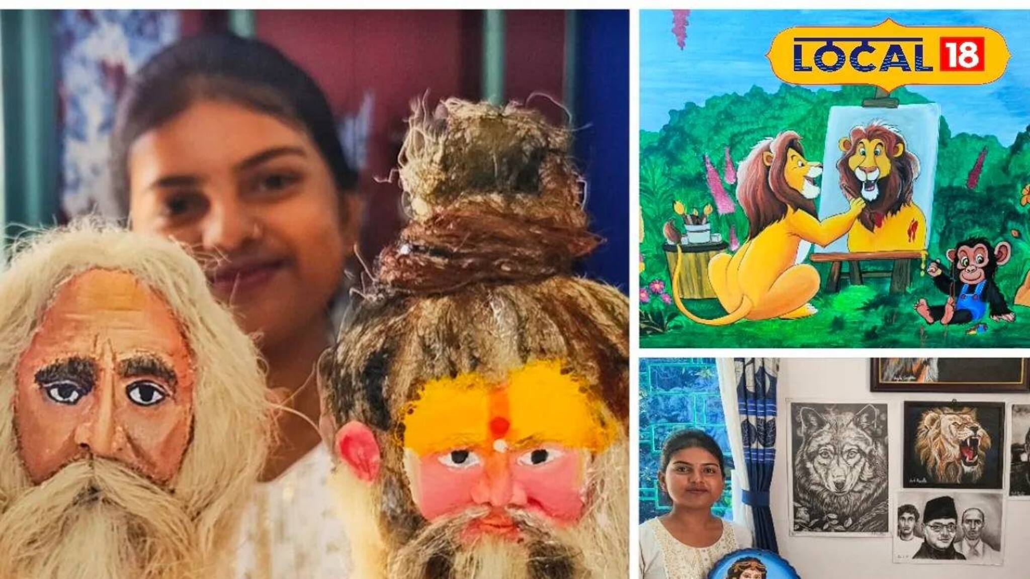 তালের আঁটির উপর কবিগুরুর মুখ! নিমেষে ভাইরাল অর্পিতার হাতের কাজ, না দেখলে বড় মিস