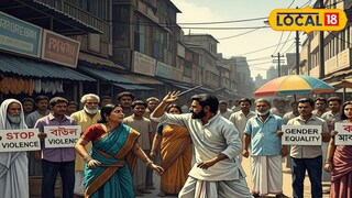 পুরনো শত্রুতার জেরে প্রতিবেশী মহিলাকে মারধর (ছবি সৌজন্যেঃ এআই)