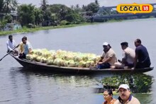 দুর্বিষহ প্লাবন, জল কেটে পৌঁছল ত্রাণের থলি