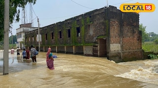 ঘাটালে বন্যা।