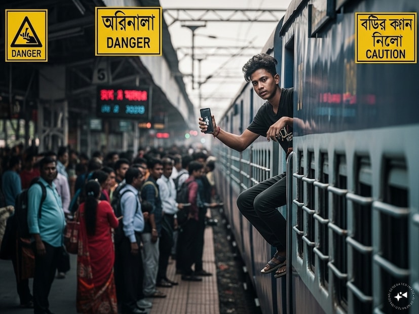আরপিএফ সাধারণ জনগণকে সতর্ক করেছে যে ট্রেনের মতো জায়গায় স্টান্ট করা বা রিল তৈরি করা কেবল বেআইনিই নয়, বরং অন্যদের জীবনের জন্যও মারাত্মক ঝুঁকির কারণ হতে পারে। রেলওয়ে প্রশাসন জানিয়েছে যে ভবিষ্যতে এই ধরনের ঘটনা রোধে নজরদারি আরও জোরদার করা হবে। এই ঘটনা কেবল আইন-শৃঙ্খলার গুরুত্বকেই তুলে ধরে না, বরং সোশ্যাল মিডিয়ার উন্মাদনা কীভাবে তরুণদের অপরাধের দিকে ঠেলে দিচ্ছে তাও দেখায়। Generated image