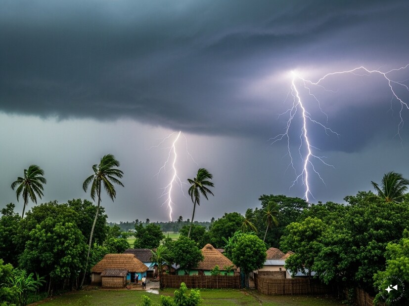 বুধবার নদিয়া ও মুর্শিদাবাদে ভারী বৃষ্টির সতর্কতা। কলকাতা-সহ বাকি জেলায় বজ্রবিদ্যুৎসহ বৃষ্টি হবে। চলবে শুক্রবার পর্যন্ত। বৃহস্পতিবার বজ্রবিদ্যুৎ সহ হালকা থেকে মাঝারি বৃষ্টির সম্ভাবনা। শুক্রবার বজ্রবিদ্যুৎ সম্ভাবনা বাড়বে। দক্ষিণ ২৪ পরগনা, পূর্ব ও পশ্চিম মেদিনীপুর, ঝাড়গ্রাম, বাঁকুড়া, পুরুলিয়া এবং হাওড়া জেলায় অল্প বৃষ্টি।
