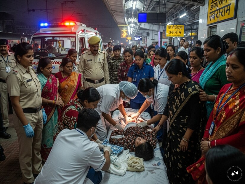 খবর পেয়েই TTE দ্রুত RPF-কে ডেকে আনেন৷ আরপিএফ খবর পাওয়ার সাথে সাথেই সাসারাম স্টেশনে অ্যাম্বুলেন্স এবং স্বাস্থ্যকর্মীদের মোতায়েন করা হয়। আরপিএফ ইন্সপেক্টর সঞ্জীব কুমার তার স্ত্রীকেও ডেকে পাঠান, যিনি নিজেও একজন স্বাস্থ্যকর্মী। তাদের সাথে, স্টেশনে উপস্থিত মহিলা পরিচ্ছন্নতা কর্মী এবং অন্যান্য মহিলা কর্মচারীরাও প্রসবের ক্ষেত্রে গুরুত্বপূর্ণ ভূমিকা পালন করেছিলেন। Generated image