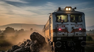 ভারতীয় রেল। ছবিঃ এআই। 