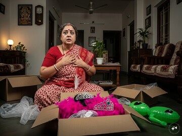 পার্সেল। ছবিঃ এআই। 