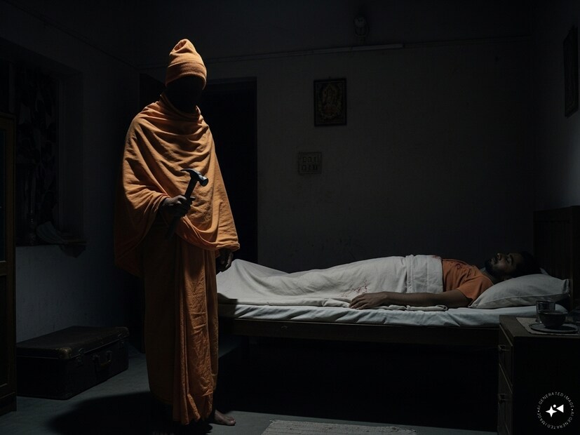 'সাধু' বেশে স্বামী ঢুকে পড়ে বাড়িতে আর তার পরেই রাতের বেলা খুন করে স্ত্রীকে। এই ঘটনায় দিল্লি থেকে বিহার পর্যন্ত চাঞ্চল্য ছড়িয়ে পড়ে। জানা যায়, বিহার থেকে 'সাধু' বেশে আসা ব্যক্তি হাতুড়ি দিয়ে তার স্ত্রীকে খুন করে। 
