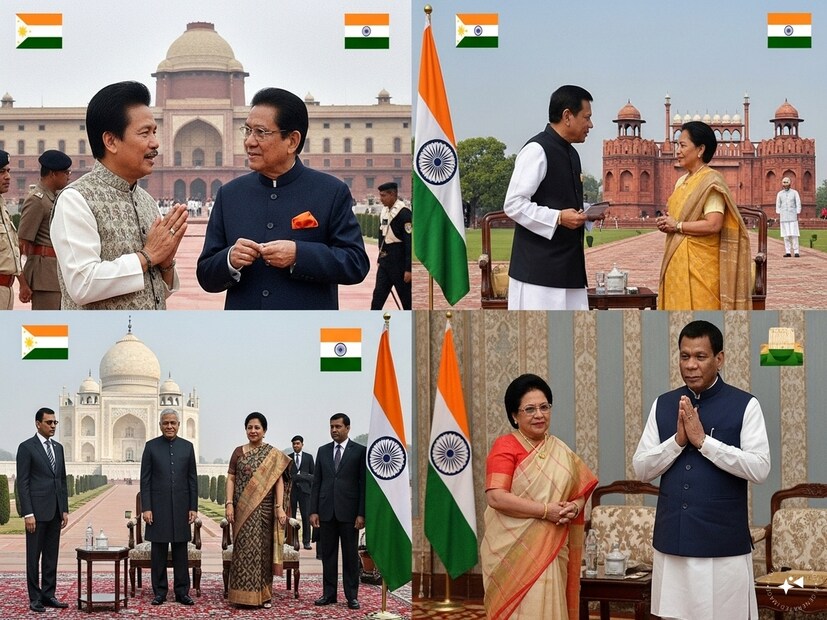 ভারতের মানিলা দূতাবাসের তথ্য অনুযায়ী, এর আগে চার জন ফিলিপিন্স প্রেসিডেন্ট ভারত সফর করেছেন—১৯৭৬ সালে ফার্দিনান্দ মার্কোস (সিনিয়র), ১৯৯৭-এ ফিদেল রামোস, ২০০৭-এ গ্লোরিয়া ম্যাকাপাগাল আররোয়ো এবং ২০১৮-তে রড্রিগো দুতের্তে।