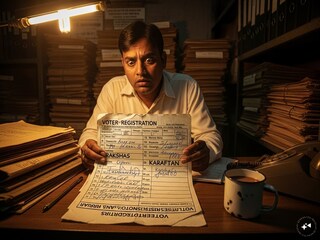 বাবার নাম রাক্ষস, মায়ের নাম কারাফতান, আবেদনকারী একটা দানব; বিহারের ভোটার তালিকায় যা হচ্ছে...ছবিঃ এআই। 