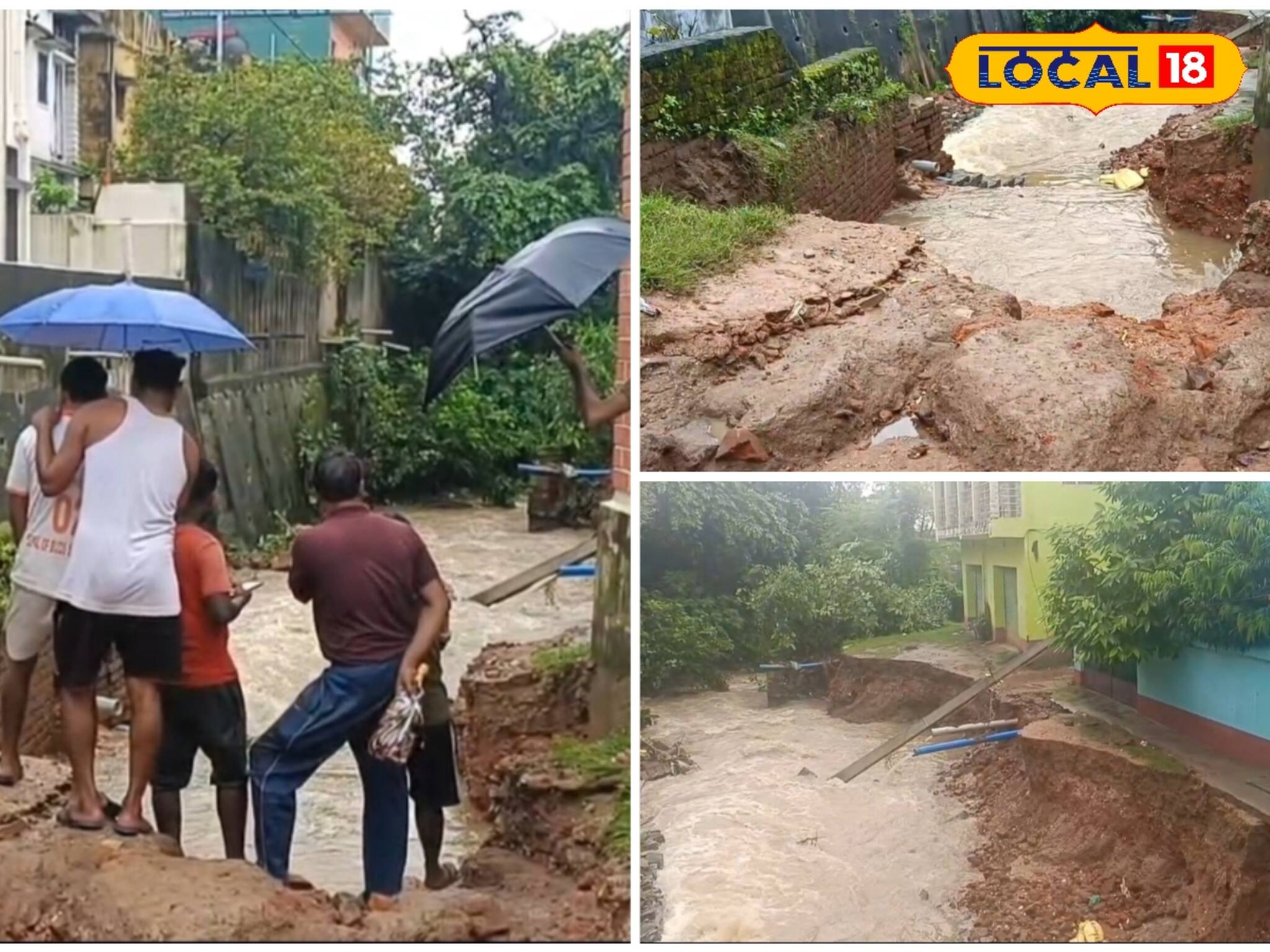 বৃষ্টিতে বিপর্যয়, নষ্ট হল চাল-ডাল! পাহাড়ি স্রোতে তছনছ জনজীবন