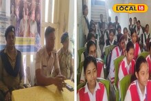 রুমের ভিতর হচ্ছেটা কী! আচমকা হাজির একদল ছাত্রী, মুহূর্তেই বদলে গেল থানা চত্বর