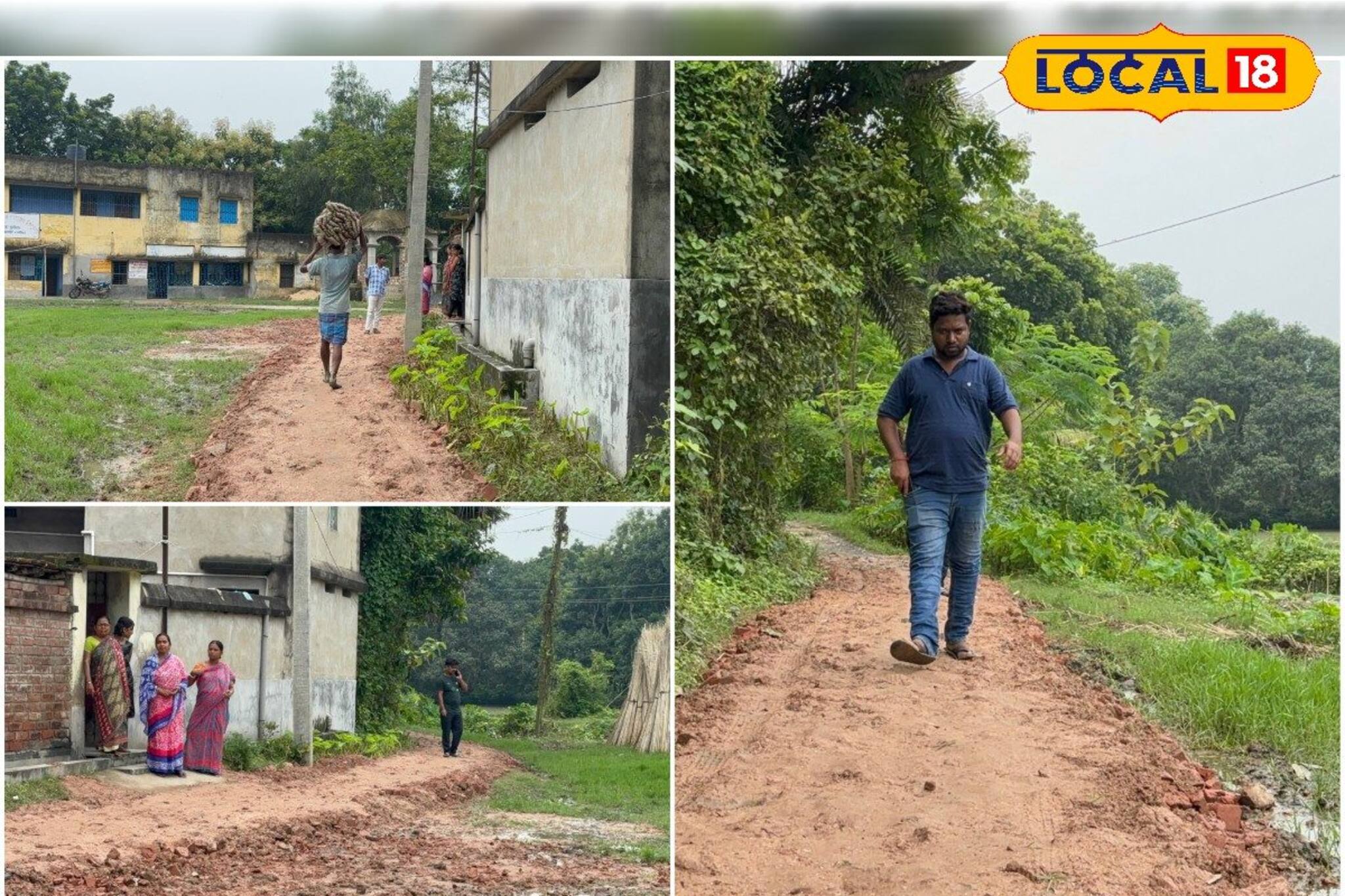 ভাতার টাকায় রাস্তা সংস্কার! এমন জনপ্রতিনিধি কবে দেখেছেন?