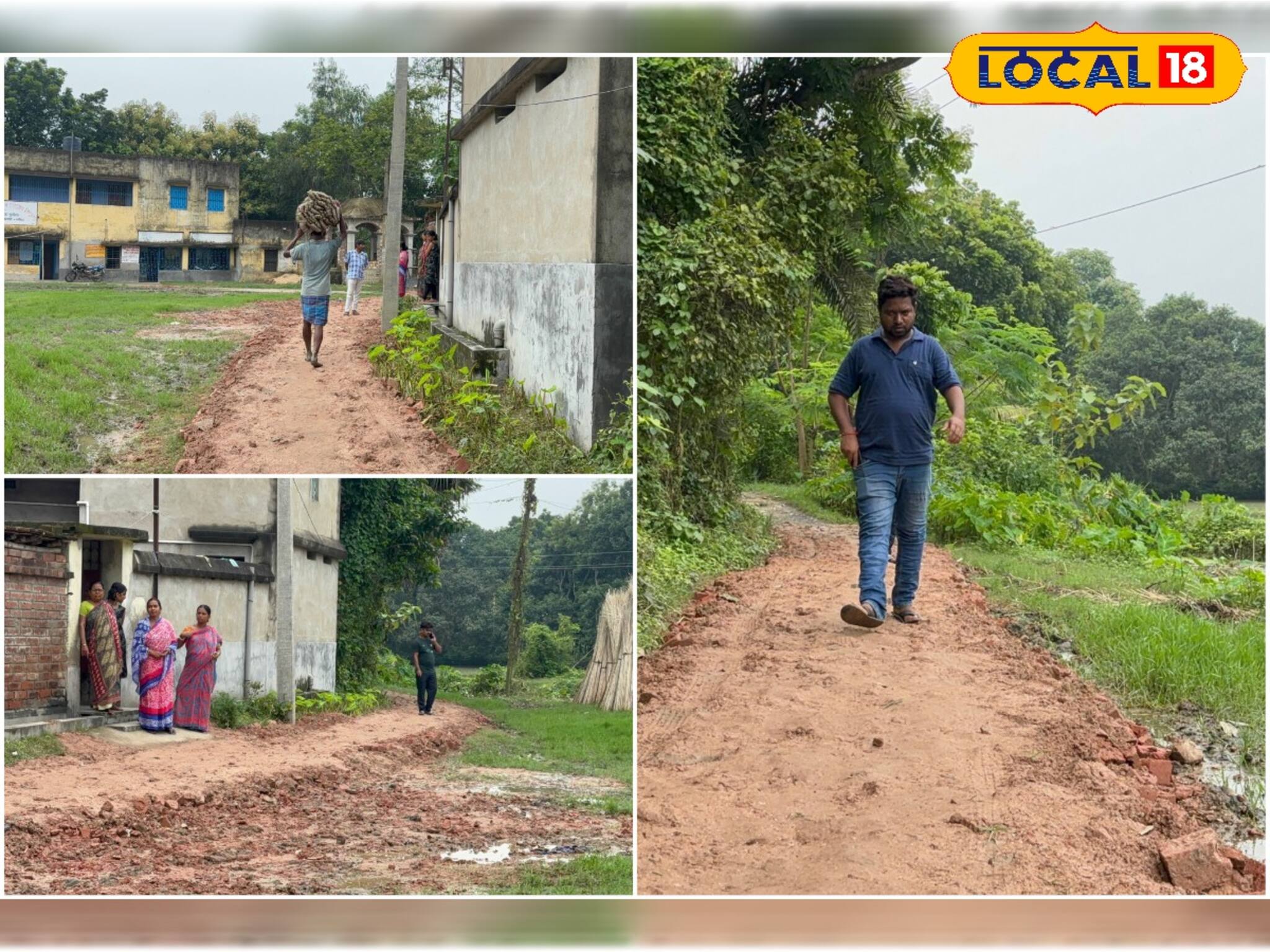 ভাতার টাকায় রাস্তা সংস্কার! এমন জনপ্রতিনিধি কবে দেখেছেন?