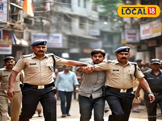 পুলিশ এসে যুবককে উদ্ধার করে নিয়ে যায়, প্রতীকী ছবি