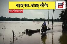 দুর্যোগে দুর্ভোগ, ফুঁসছে সুবর্ণরেখা-শাল-শিলাবতী, চাষের জমিতে জল, মাথায় হাত চাষীদের
