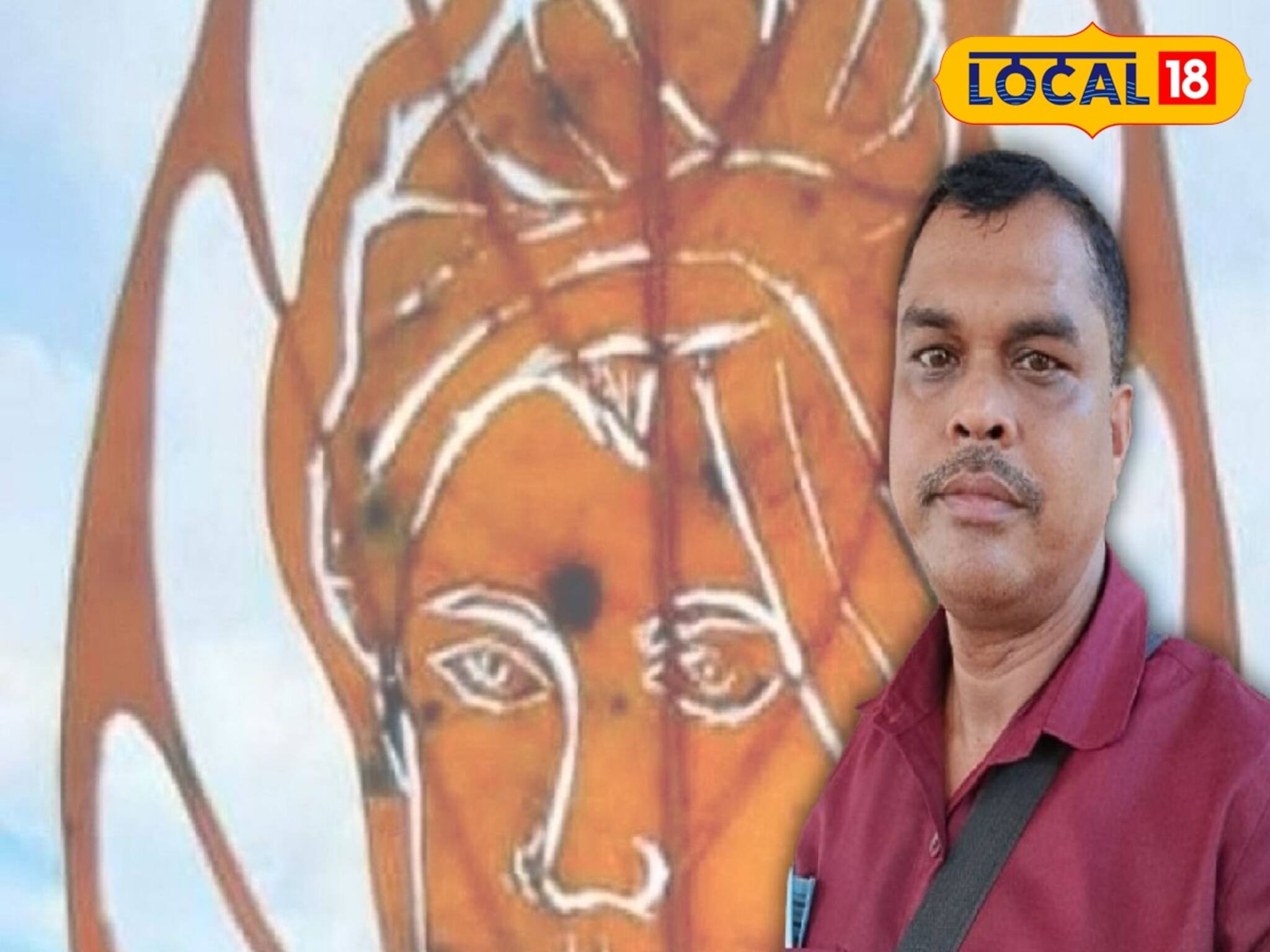 গাছের ঝরা পাতায় ব্লেড চালিয়ে অসম্ভব শিল্পকর্ম! বীরভূমের শিক্ষকের অবাক করা প্রতিভা!