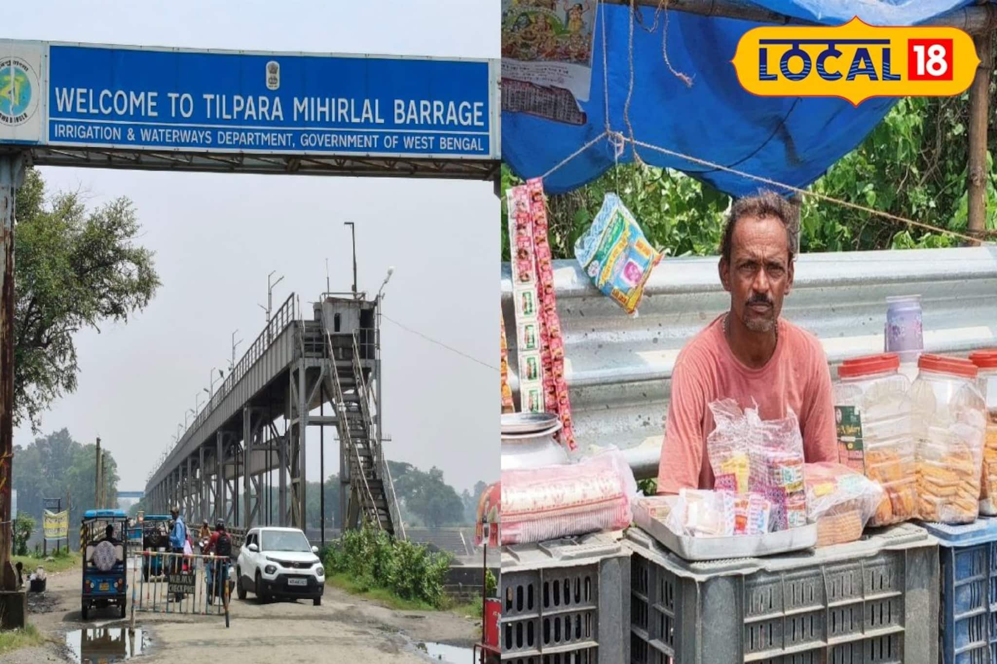 তিলপাড়া ব্যারেজে চা-চপ-মুড়ি-ঘুগনি! ফাটল আতঙ্কের মাঝেই নতুন নতুন দোকান স্থানীয়দের, দেখুন