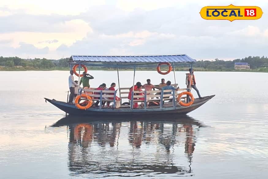 সূর্যাস্তের সময় লালবাঁধে অপূর্ব রূপ 