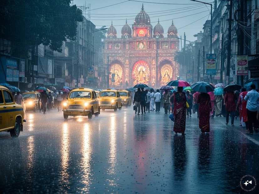 আবহাওয়া দফতরের পূর্বাভাস অনুযায়ী আগামী দু-ঘণ্টায় বজ্রবিদ্যুৎ-সহ ঝড়-বৃষ্টির সতর্কতা রয়েছে। রাজ্যের পাঁচ জেলায় বজ্রবিদ্যুৎ-সহ ঝড়-বৃষ্টির হলুদ সতর্কতা জারি করা হয়েছে। 
