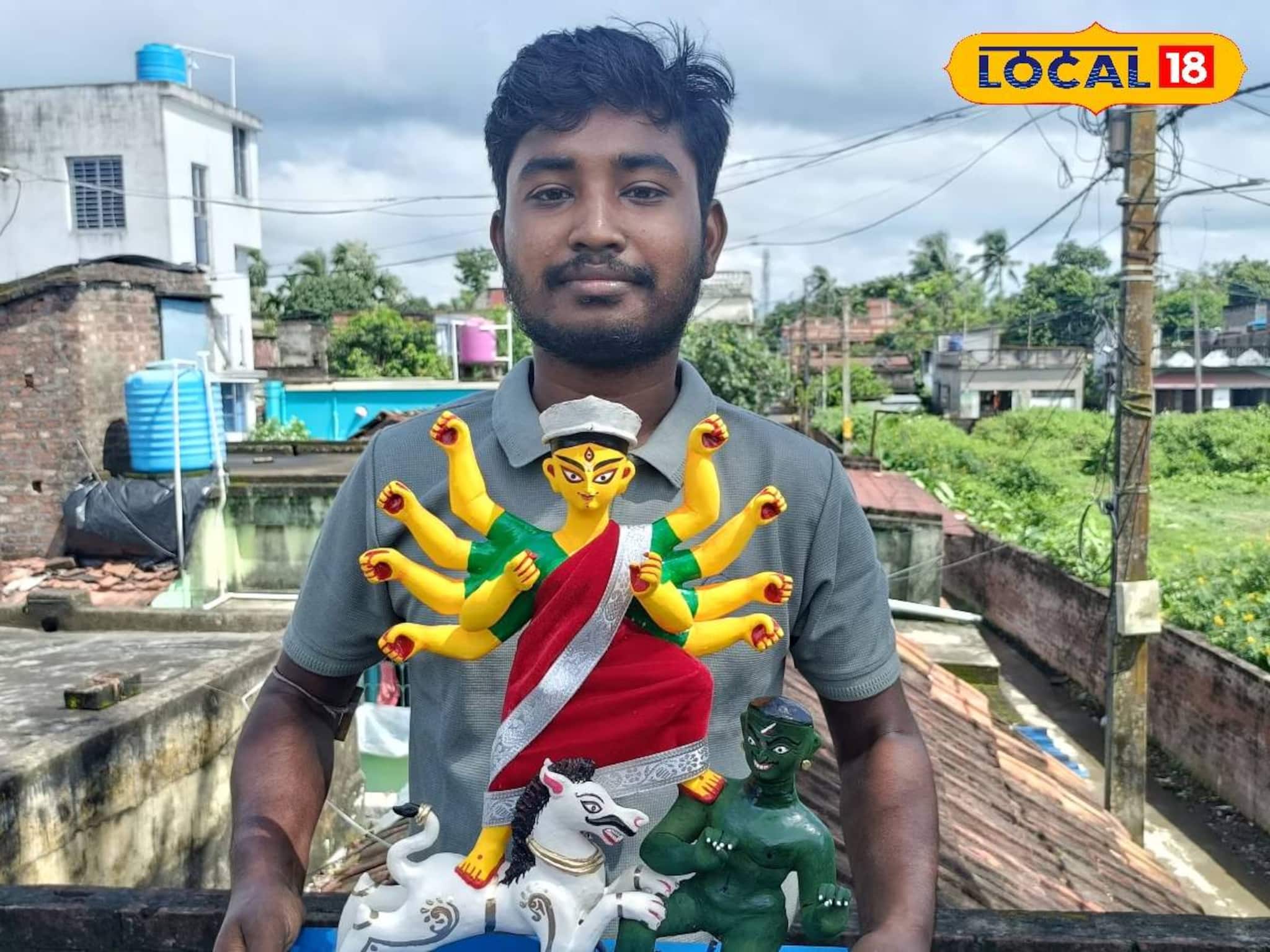 তাঁতির ঘরের শিল্পী ছেলে! সামন্তর তৈরি মূর্তির দুবাই-আমেরিকা পাড়ি