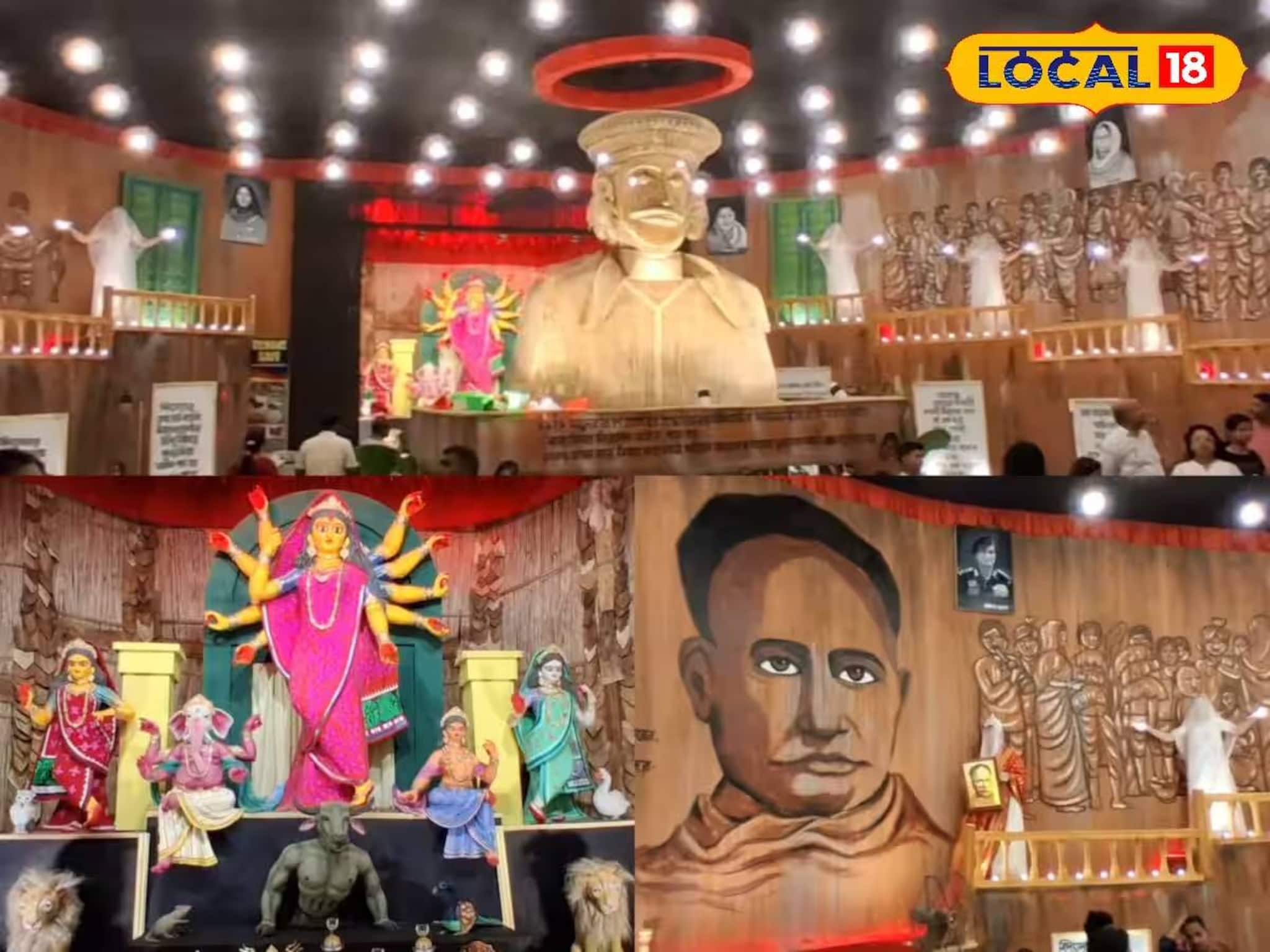 Durga Puja: পুজো মণ্ডপে বাল্যবিবাহ রোধের বার্তা! সমাজ সংস্কারকদের নিয়ে অভিনব থিম, বহরমপুরের প্যান্ডেলে মানুষের ঢল