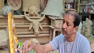 প্রথমবার বিদেশে দুর্গামূর্তি পাঠালেন শিল্পী সিদ্ধার্থ পাল৷ 
