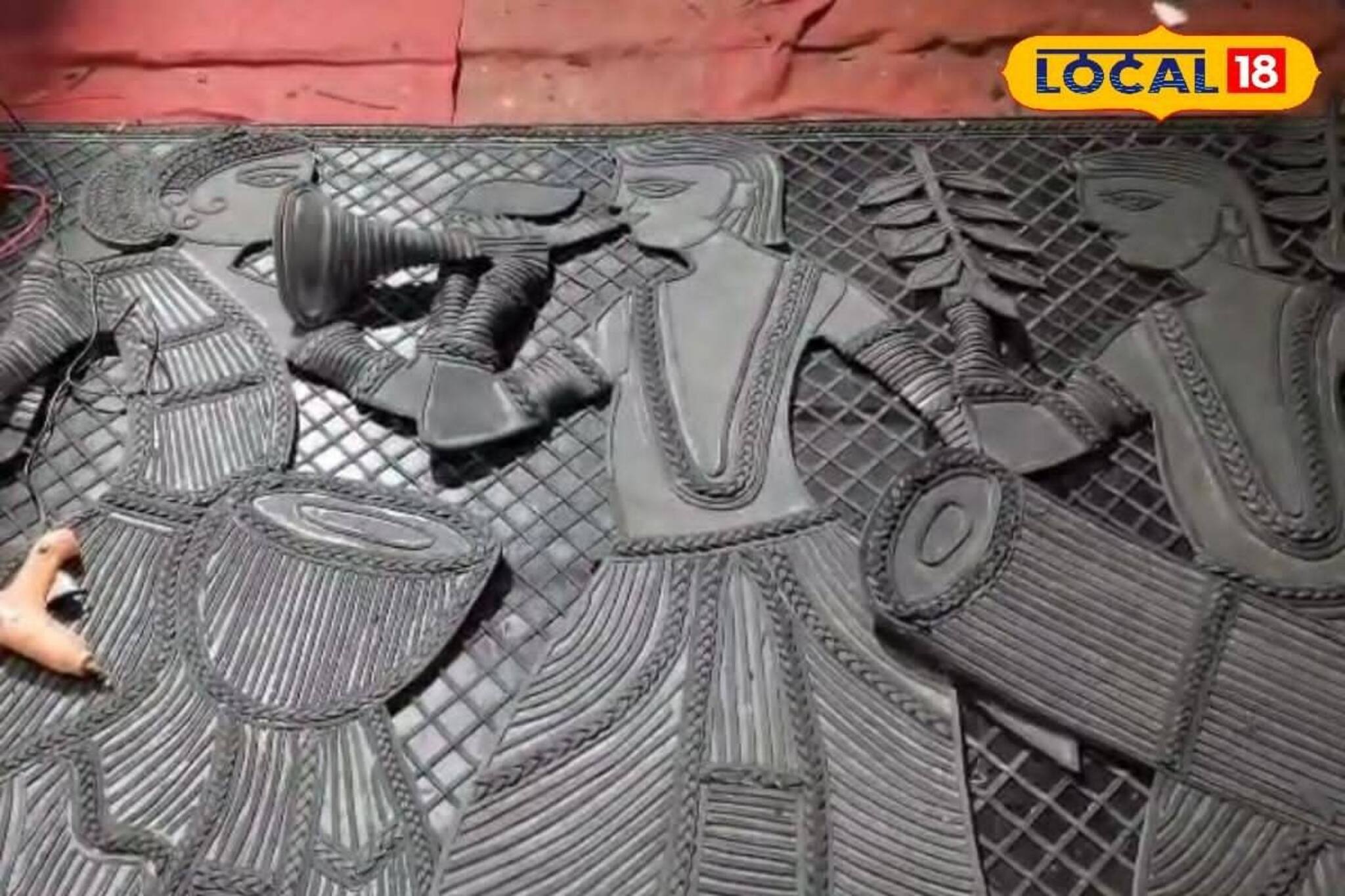 ফিরছে ৪ হাজার বছর পুরনো শিল্প! জেলার পুজো মণ্ডপে চোখধাঁধানো কাজ, দেখতে যাবেন তো?