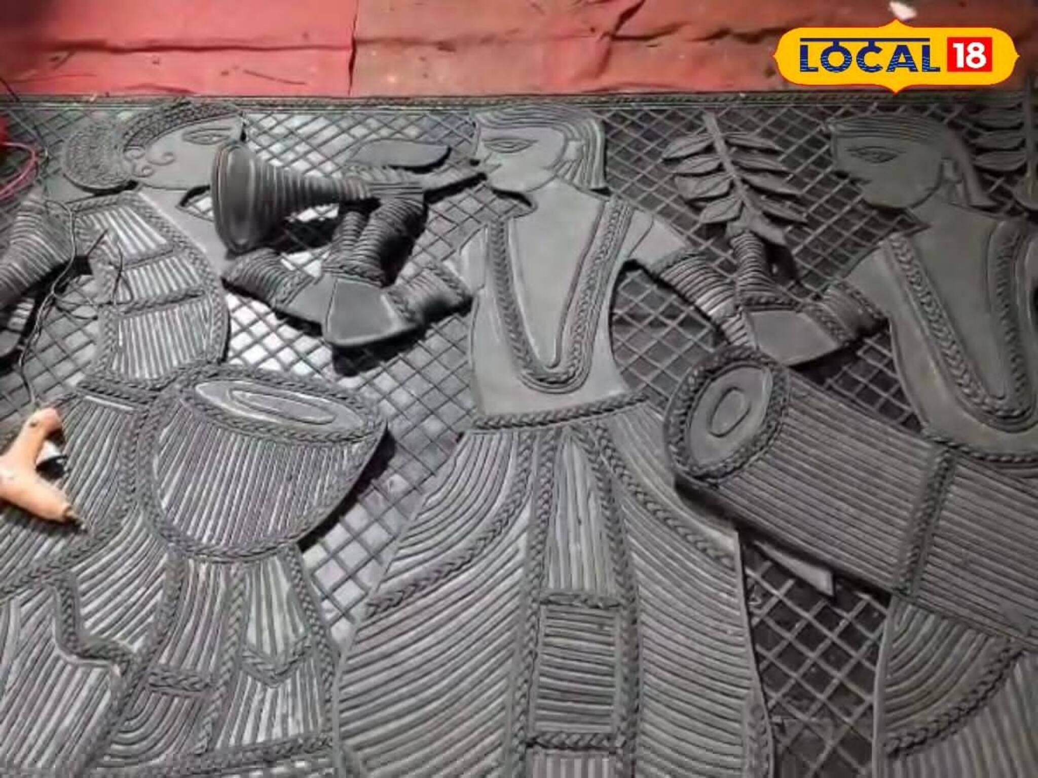 ফিরছে ৪ হাজার বছর পুরনো শিল্প! জেলার পুজো মণ্ডপে চোখধাঁধানো কাজ, দেখতে যাবেন তো?