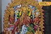 একচালার কাগজের দুর্গা! সপ্তম শ্রেণির ছাত্রের চোখধাঁধানো হাতের কাজ