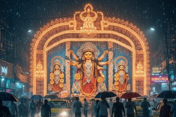 বঙ্গোপসাগরে নিম্নচাপের ভ্রূকুটি ! পুজোর দিনগুলিতে কবে কবে বৃষ্টি হতে পারে? জেনে নিন