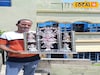 ফেলে দেওয়া ওষুধের প্যাকেট দিয়ে দুর্গা প্রতিমা! স্কুল শিক্ষকের তাক লাগানো হাতের কাজ দেখুন